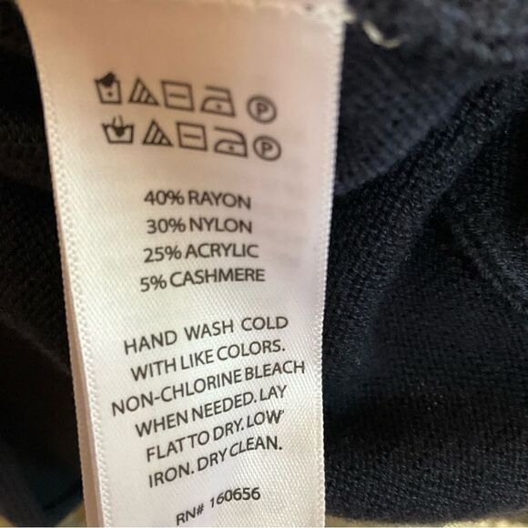 Rachel Zoe Cashmere Blend Star Print Sweater Size XS. Navy, red and white tswift - Picture 7 of 9